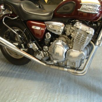 triumph thunderbird tors exhaust